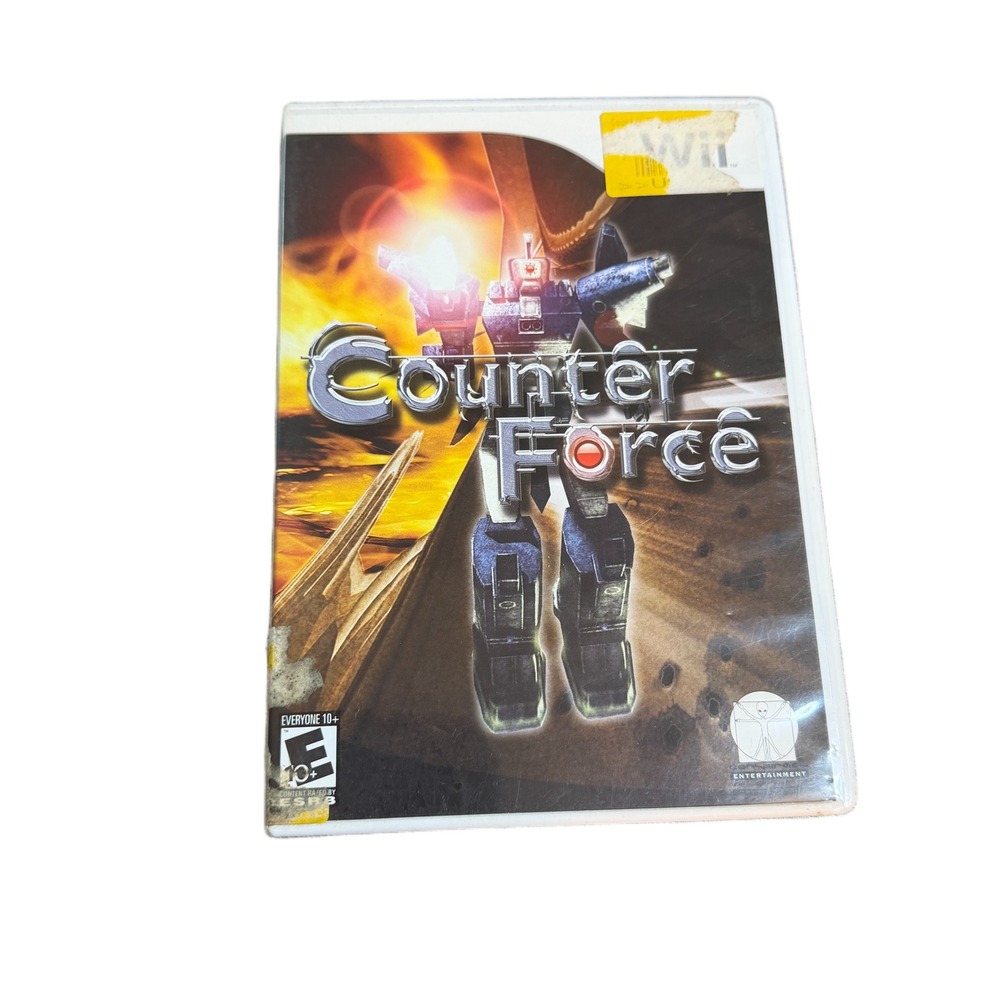 Counter Force Nintendo Wii 2007 Robot Mecha Shooter Action Game CIB‎ NTSC-U/C